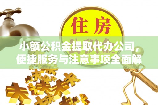 罗甸小额公积金提取代办公司，便捷服务与注意事项全面解析