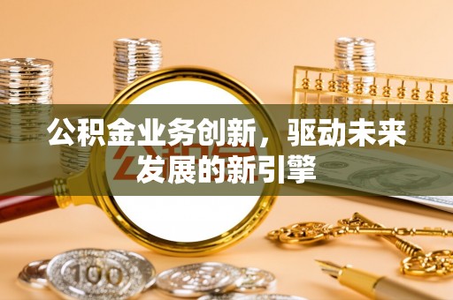 罗甸公积金业务创新，驱动未来发展的新引擎