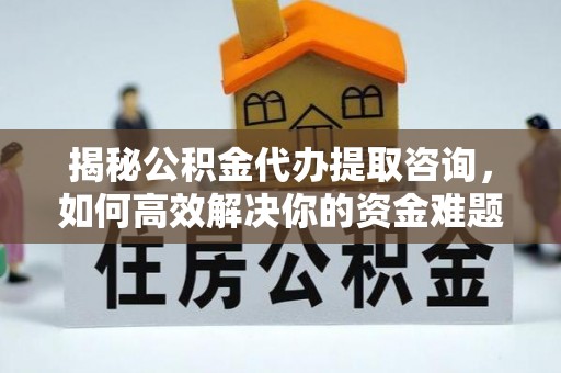 罗甸揭秘公积金代办提取咨询，如何高效解决你的资金难题