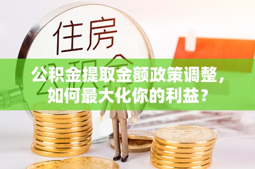 罗甸公积金提取金额政策调整，如何最大化你的利益？