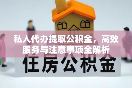 罗甸私人代办提取公积金，高效服务与注意事项全解析