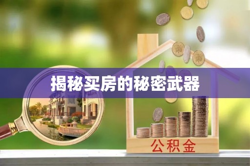 罗甸揭秘买房的秘密武器