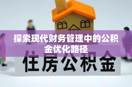 罗甸探索现代财务管理中的公积金优化路径