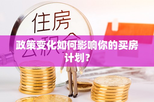 罗甸政策变化如何影响你的买房计划？
