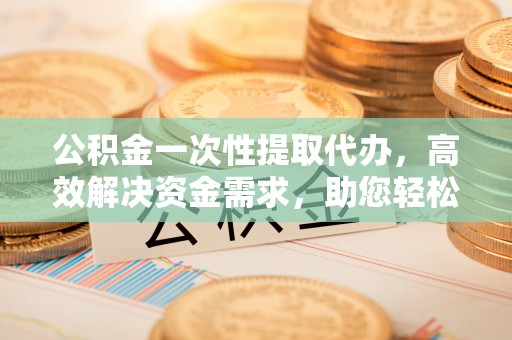 罗甸公积金一次性提取代办，高效解决资金需求，助您轻松应对生活难题