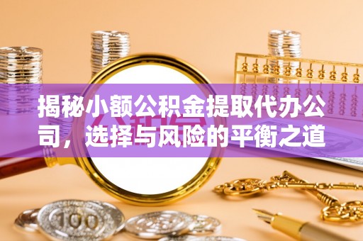 罗甸揭秘小额公积金提取代办公司，选择与风险的平衡之道