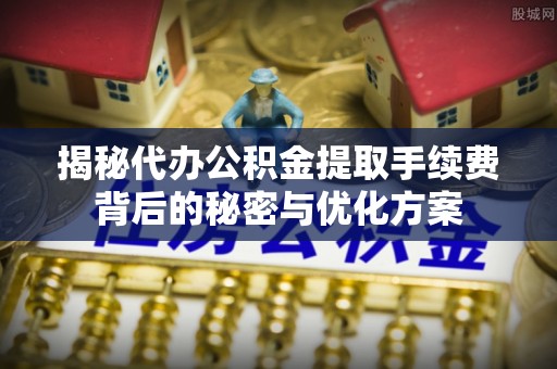 罗甸揭秘代办公积金提取手续费背后的秘密与优化方案