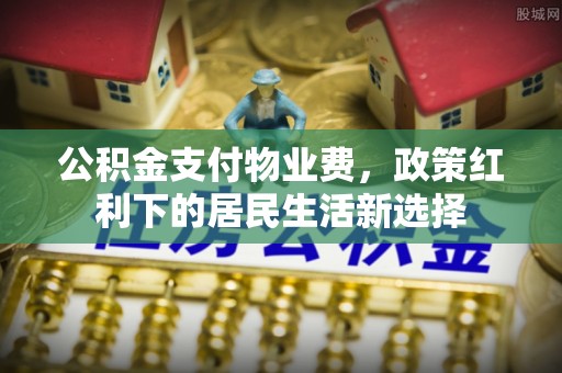 罗甸公积金支付物业费，政策红利下的居民生活新选择
