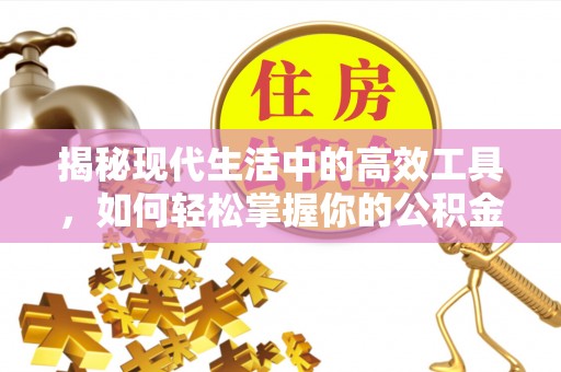 罗甸揭秘现代生活中的高效工具，如何轻松掌握你的公积金查询方式