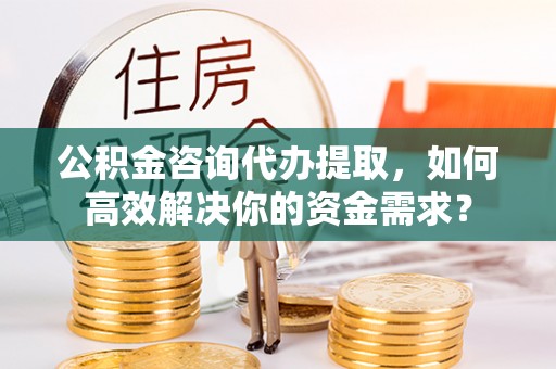 罗甸公积金咨询代办提取，如何高效解决你的资金需求？