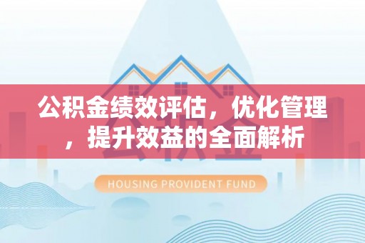 罗甸公积金绩效评估，优化管理，提升效益的全面解析