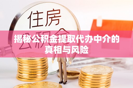罗甸揭秘公积金提取代办中介的真相与风险