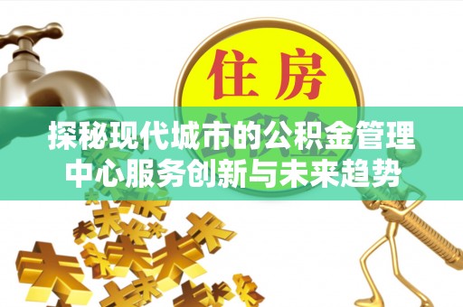 罗甸探秘现代城市的公积金管理中心服务创新与未来趋势