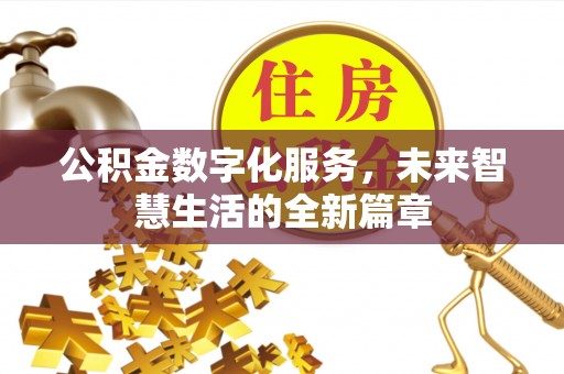 罗甸公积金数字化服务，未来智慧生活的全新篇章