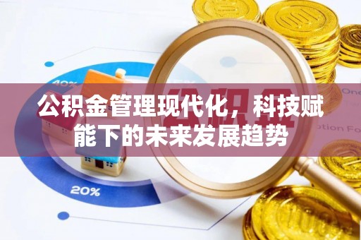 罗甸公积金管理现代化，科技赋能下的未来发展趋势