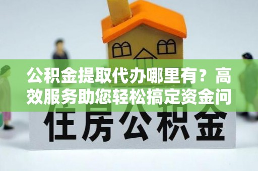 罗甸公积金提取代办哪里有？高效服务助您轻松搞定资金问题