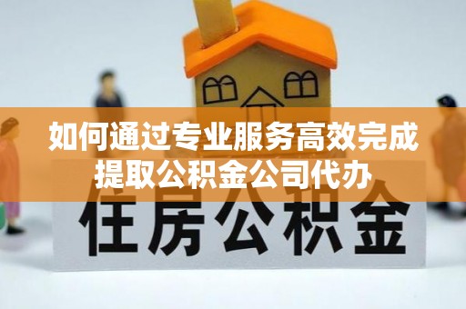 罗甸如何通过专业服务高效完成提取公积金公司代办