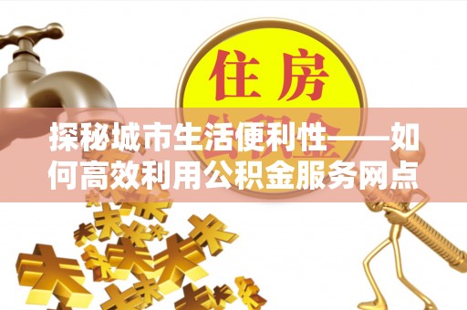 罗甸探秘城市生活便利性——如何高效利用公积金服务网点查询工具