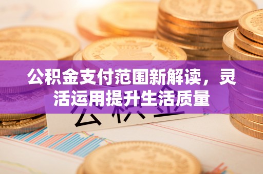 罗甸公积金支付范围新解读，灵活运用提升生活质量