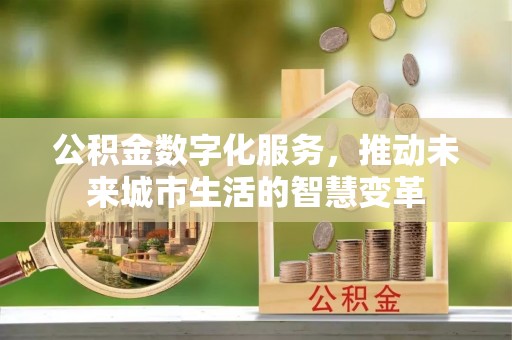 罗甸公积金数字化服务，推动未来城市生活的智慧变革