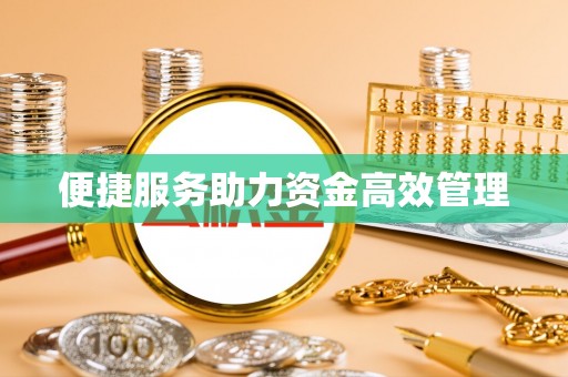 罗甸便捷服务助力资金高效管理