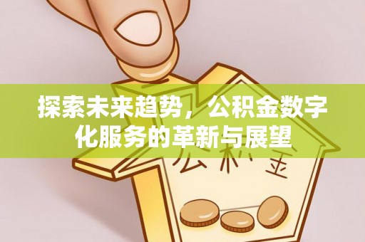 罗甸探索未来趋势，公积金数字化服务的革新与展望